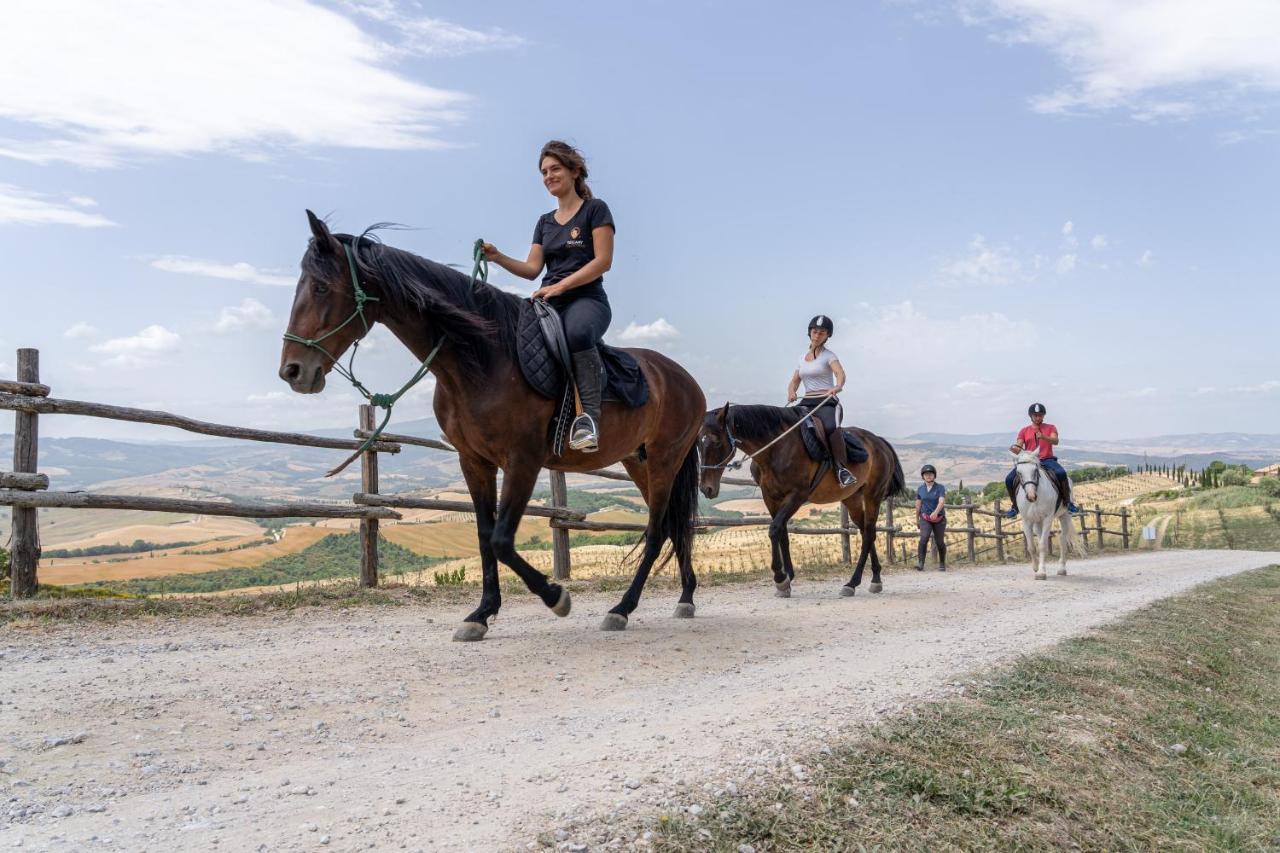 Podere Val D'Orcia - Tuscany Equestrian Sarteano Exteriör bild